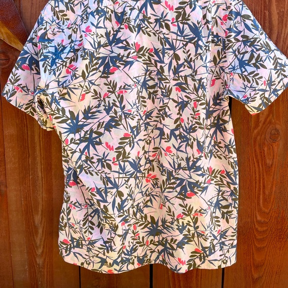J. Crew short sleeve flower/plant print button down - Picture 2 of 3